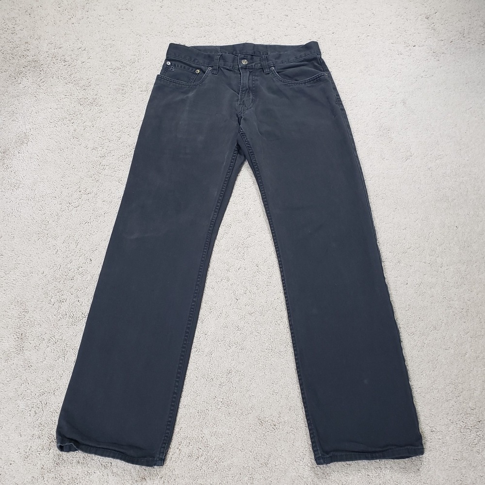 Polo Ralph Lauren Jeans Mens 30x30 (FITS 32x30) Black 650 Straight Dungarees